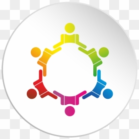 Elefantinho Chevron Cinza E Amarelo - Circle, HD Png Download - elefante png