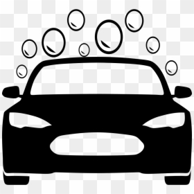 Car Wash Icon Png, Transparent Png - white car icon png