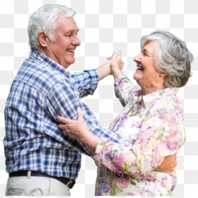 Transparent People Dancing Clipart - Elderly Couple Dancing Png, Png Download - dancing people png