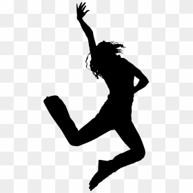 Free Dancing Silhouettes Download - Cartoon Hip Hop Dance, HD Png Download - dancing people png