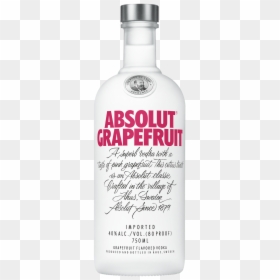 Absolut Grapefruit Vodka - Absolut Vodka, HD Png Download - absolut vodka png