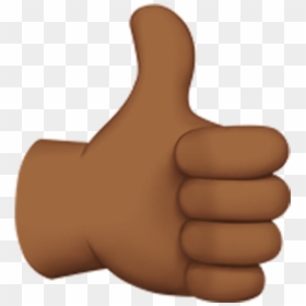 Thumbs Up Emoji Dark Skin , Png Download - Brown Thumbs Up Emoji, Transparent Png - thumbs up emoji png transparent