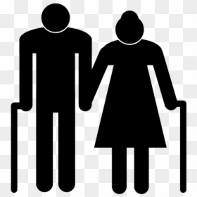 Grandparents, Old Couple, Elderly, Couple, Old, People - Elderly Symbol Png, Transparent Png - elderly png
