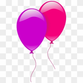 Party Balloons Two - Balloon Transparent Background, HD Png Download - birthday ballons png