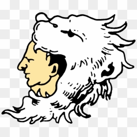 Hercules Lion Clipart Black And White, HD Png Download - hercule png