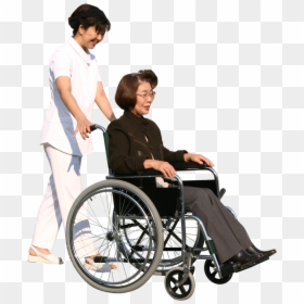 Thumb Image - Person Wheel Chair Png, Transparent Png - elderly png