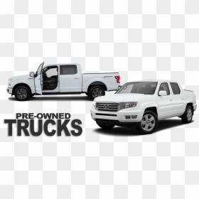 Used Honda Trucks - 2016 White Honda Ridgeline, HD Png Download - truck top view png