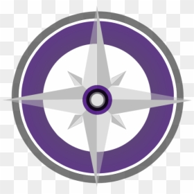 Purple Compass Rose Final Clip Art - Clip Art, HD Png Download - compass rose png transparent background