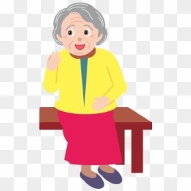 Child Clip Art Elderly Woman Image Transprent - Old Age Women Clipart, HD Png Download - elderly png
