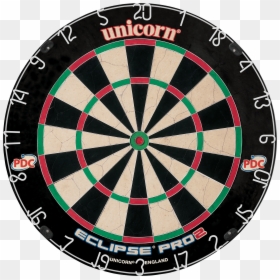 Unicorn Eclipse Pro 2 Competition Quality Dart Board - Unicorn Dart Boards, HD Png Download - dart board png