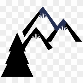 Mountains And Tree, HD Png Download - png mountains