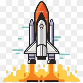 Transparent Rocket Icon Png - Space Shuttle Icon Png, Png Download - shuttle png