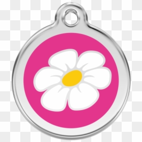 Hot Pink Daisy Pet Tag - Pink Collar Tags Stella, HD Png Download - pink daisy png