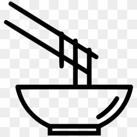 Noodles Bowl Eat Chinese Japanese Food Comments - Foods Icon Transparent Png, Png Download - eat png