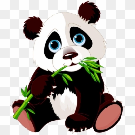 Giant Panda Bear Red Panda Cartoon - Cartoon Pictures Of Panda Bears, HD Png Download - eat png