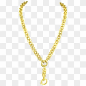 Jewelry Clipart Gold Chain - Picsart Gold Chain Png, Transparent Png - golden chain png