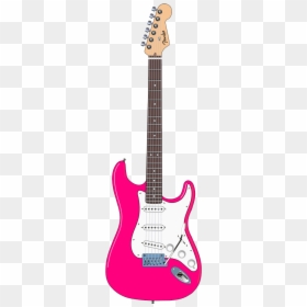 Pink Electric Bullet Instruments Fender Guitar Stratocaster - Fender Stratocaster, HD Png Download - fender stratocaster png