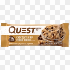 Quest Protein Bar Chocolate Chip Cookie Dough, HD Png Download - chocolate chip cookies png