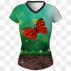 Monarch Butterfly, HD Png Download - red butterfly png
