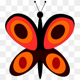 Little Butterfly Png Clip Arts - Butterfly Icon Vector Transparent, Png Download - red butterfly png