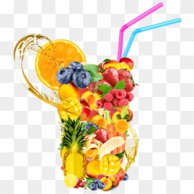 Image Of Fruits And Vegetables To Juice, HD Png Download - juices png