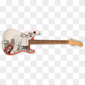 Fender Jimi Hendrix Monterey Stratocaster, HD Png Download - fender stratocaster png