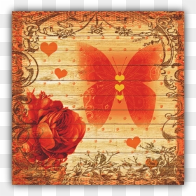 Motif, HD Png Download - red butterfly png
