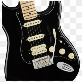 Black Fender Stratocaster Hhs, HD Png Download - fender stratocaster png