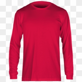 Fan Cloth Long Sleeve Tee Pink, HD Png Download - red t shirt png