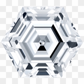 Hexagon Cut Diamond, HD Png Download - hexagon shape png