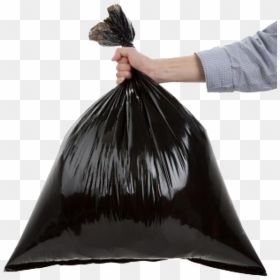 Garbages Plastic Bags For Whoelsales - Black Garbage Bag, HD Png Download - garbage bag png