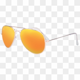 Sunkissed Aviator Gold Frame - Reflection, HD Png Download - aviator glasses png