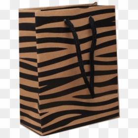 Printed Zebra Print Gift Bag - Shoulder Bag, HD Png Download - zebra print png
