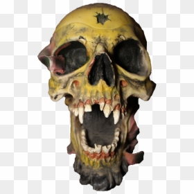 Creepy Skull Png, Transparent Png - pirate skull and crossbones png