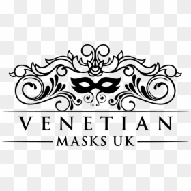 Venetian Masks Logo - Png Black And White Venetian Mask, Transparent Png - gold masquerade mask png