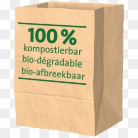 Organic Waste-paper Bags 100% Compostable - Bio Müllbeutel Papier, HD Png Download - garbage bag png