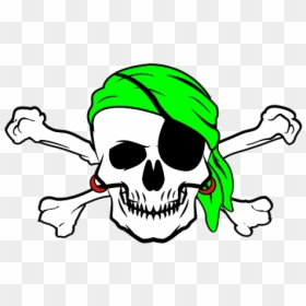 Illustration, HD Png Download - pirate skull and crossbones png