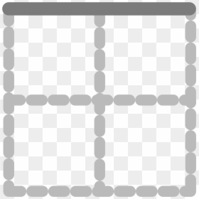 Barbed Wire Rounded Square Frame Border Icons Png - Tables And Borders Icon, Transparent Png - barbed wire frame png