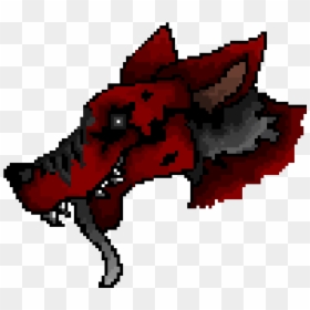 Nightmare Foxy Pixel Art, HD Png Download - nightmare foxy png