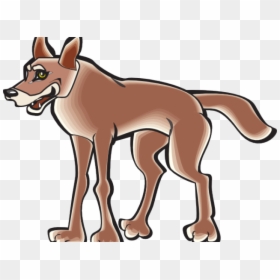 Coyote Clipart Angry - Coyote Cartoon Transparent, HD Png Download - angry dog png