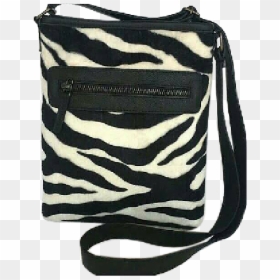 Zebra Print Sling Bag - Shoulder Bag, HD Png Download - zebra print png