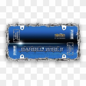 Barb Wire License Plate, HD Png Download - barbed wire frame png