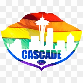Transparent Bisexual Flag Png - Seattle Skyline White Transparent, Png Download - forever alone meme png