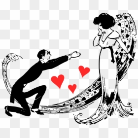People In Love Clipart - Clip Art Of Love Couples, HD Png Download - love clipart png
