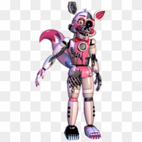 Transparent Nightmare Foxy Png - Fnaf Withered Funtime Foxy, Png Download - nightmare foxy png