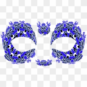 Royal Rage Masquerade Mask Temporary Tattoo , Transparent - Mask, HD Png Download - gold masquerade mask png
