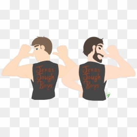 Texas Tough Boys {from The Alekhine"s Gun} - Cartoon, HD Png Download - boys png