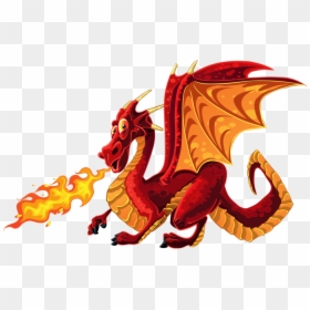 Dragon Clip Art - Western Dragon Vs Eastern, HD Png Download - fire breathing dragon png