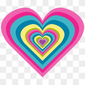Glitter Clipart Colourful Heart - Rainbow Heart Png Transparent Background, Png Download - glitter heart png