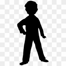 Silhouette Boy Clip Art - Boy Silhouette Png, Transparent Png - boys png